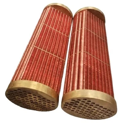 ເຄື່ອງແລກປ່ຽນຄວາມຮ້ອນ Copper Fin Marine Shell Core Intercooler
