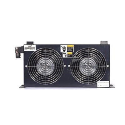 60L OEM Hydraulic Mini Air Cooler Air-ເຄື່ອງເຮັດຄວາມເຢັນນ້ຳມັນອາຍແກັສແຜ່ນ-ເຄື່ອງແລກປ່ຽນຄວາມຮ້ອນ Fin ດ້ວຍພັດລົມໄຟຟ້າ 12/24V 220/380V