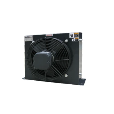 ໃໝ່ 100L/MIN Radiator Hydraulic Aluminum Oil Coolers Air Cooled Plate-Fin DC 12V/24V 1-Year AF Series Motor